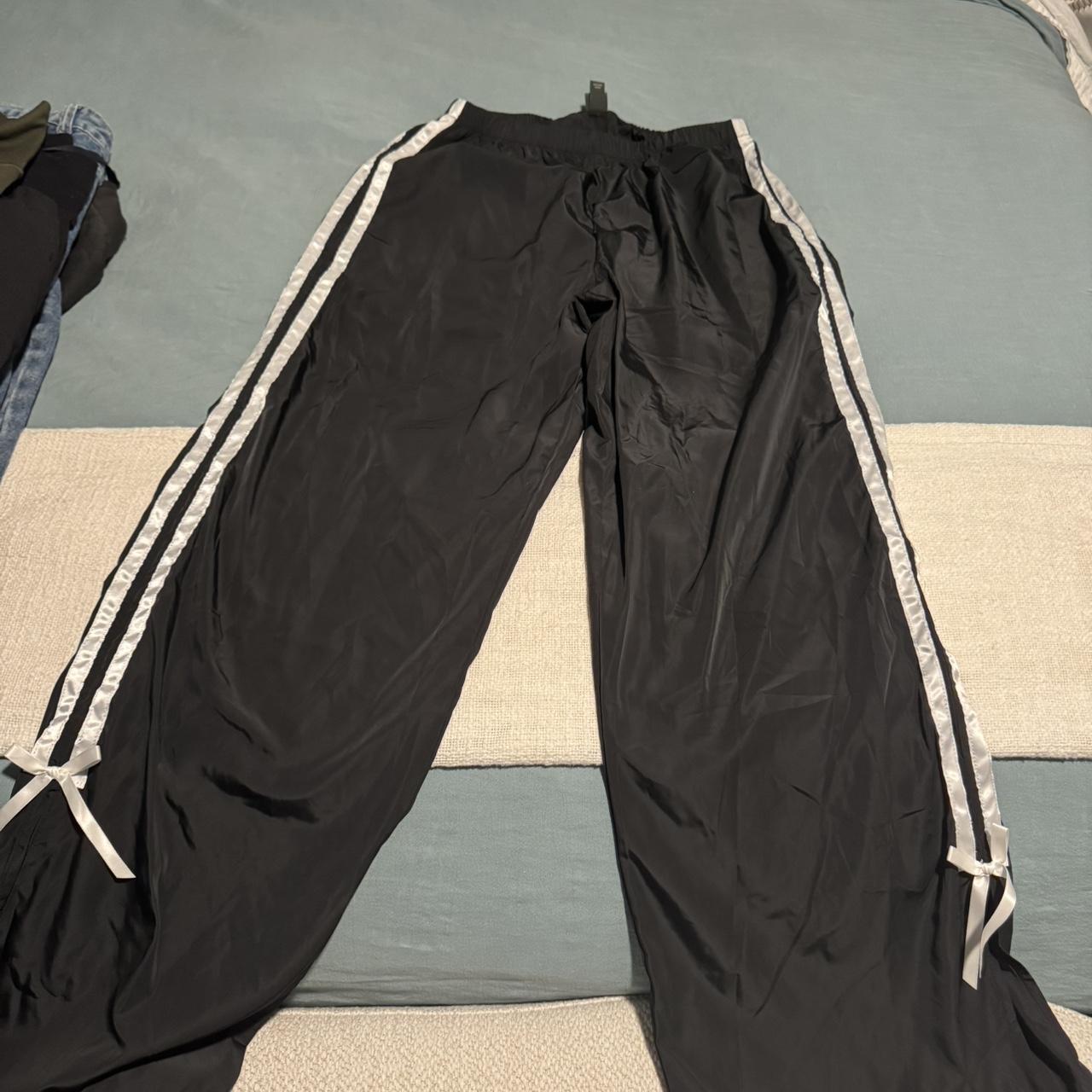 Wild fable track pants with bows on the side,