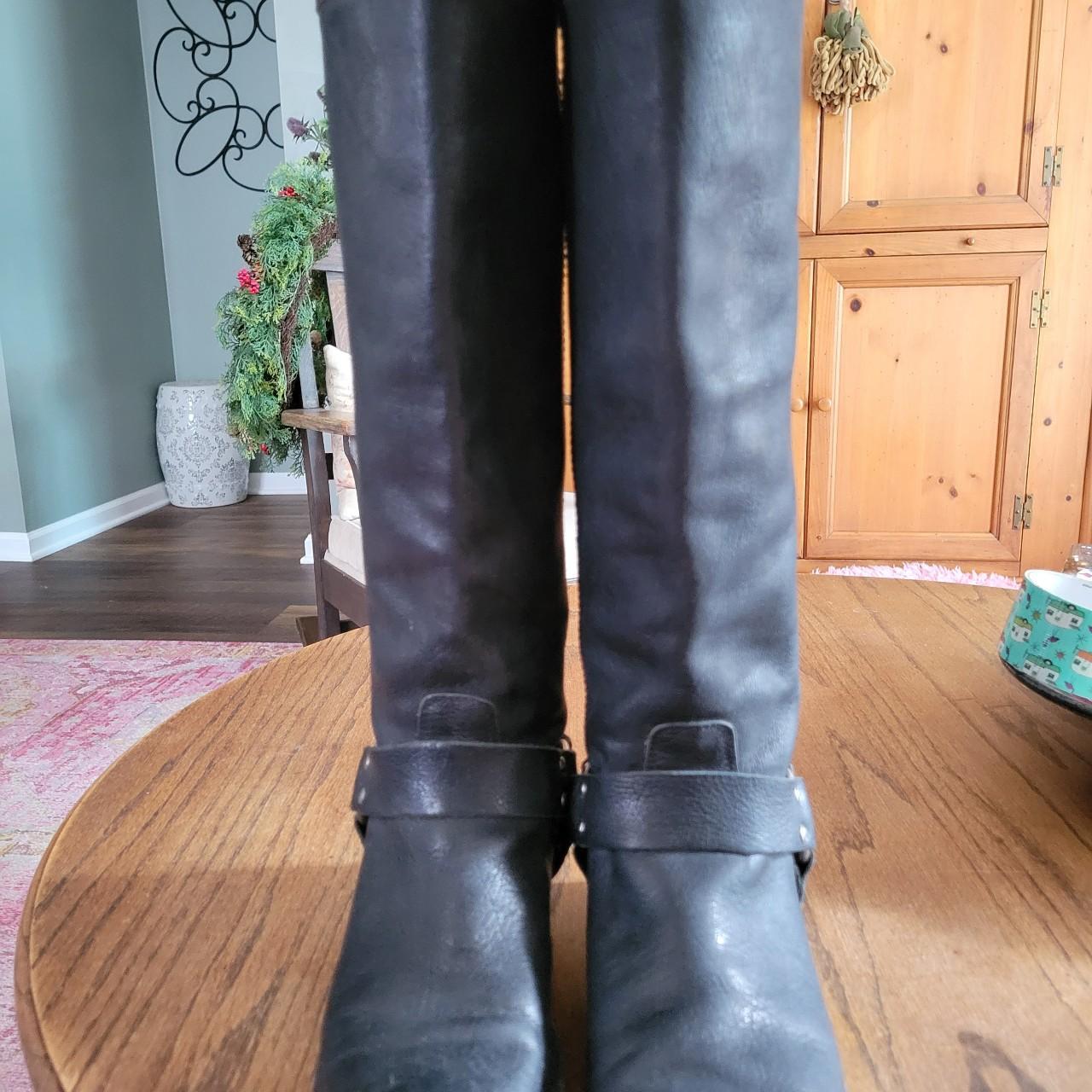 frye tall harness boots