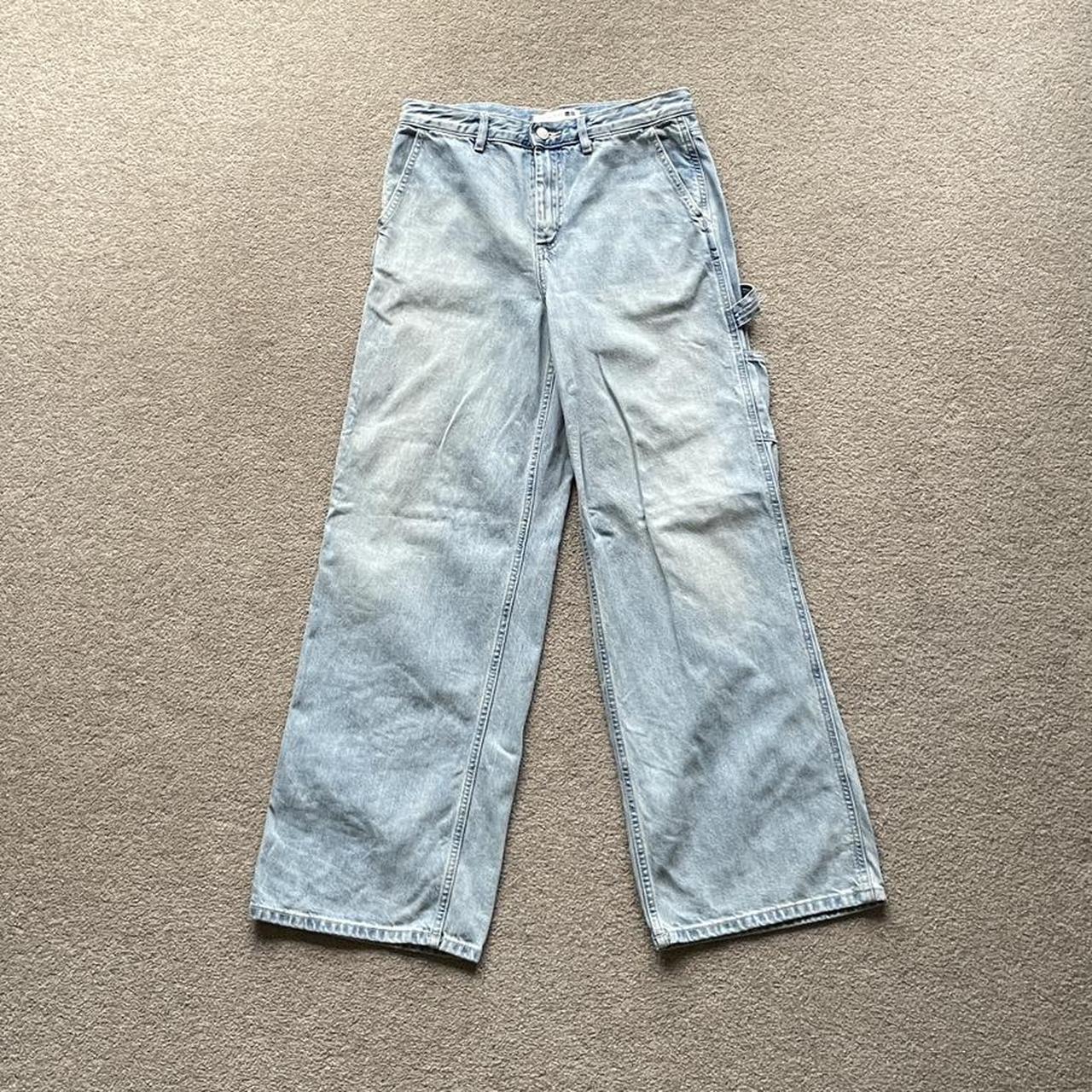 JW Anderson x UNIQLO Carpenter wide leg denim Size: | Depop