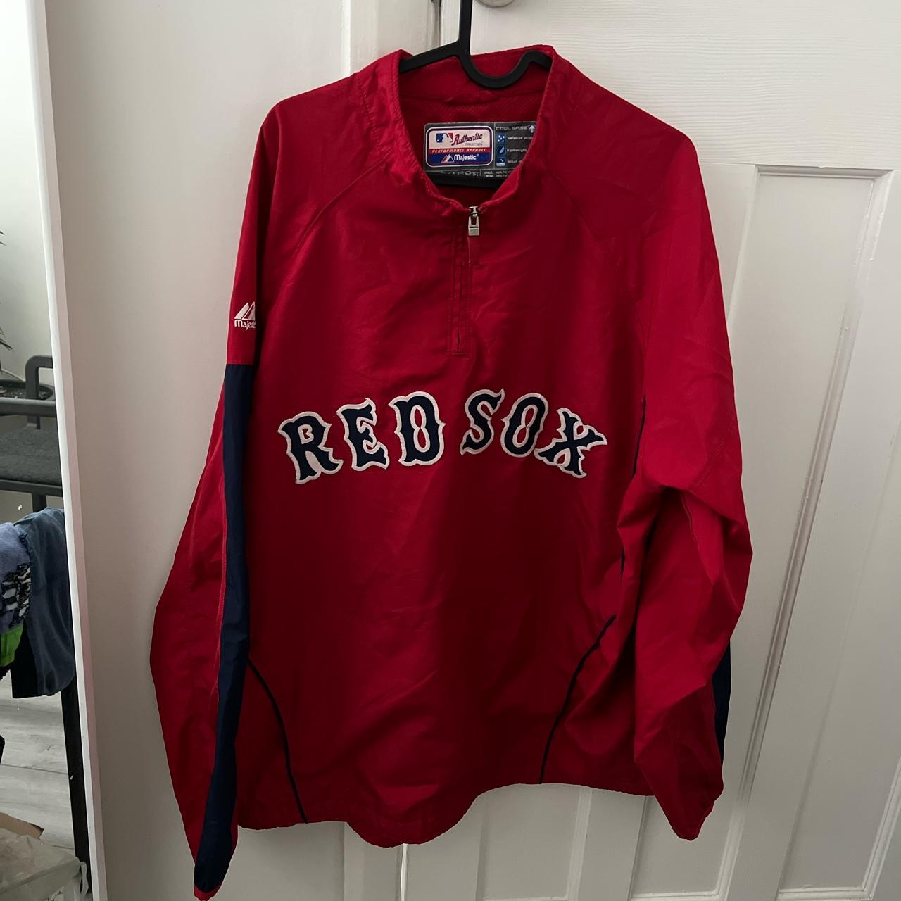 Real vintage authentic Red Sox sweater #vintage... - Depop