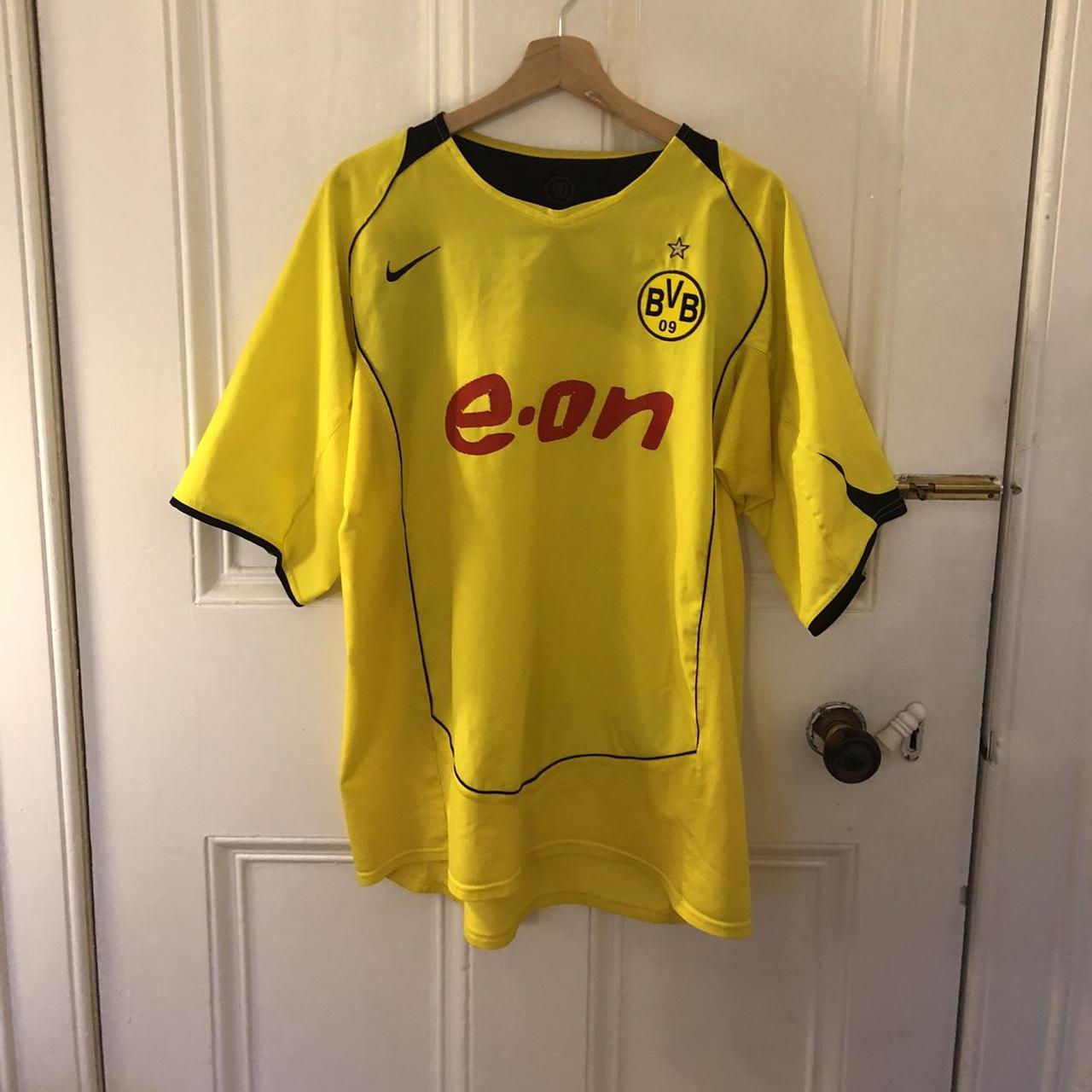 Borussia Dortmund 04/05 T90 Football Shirt. Nike | Depop