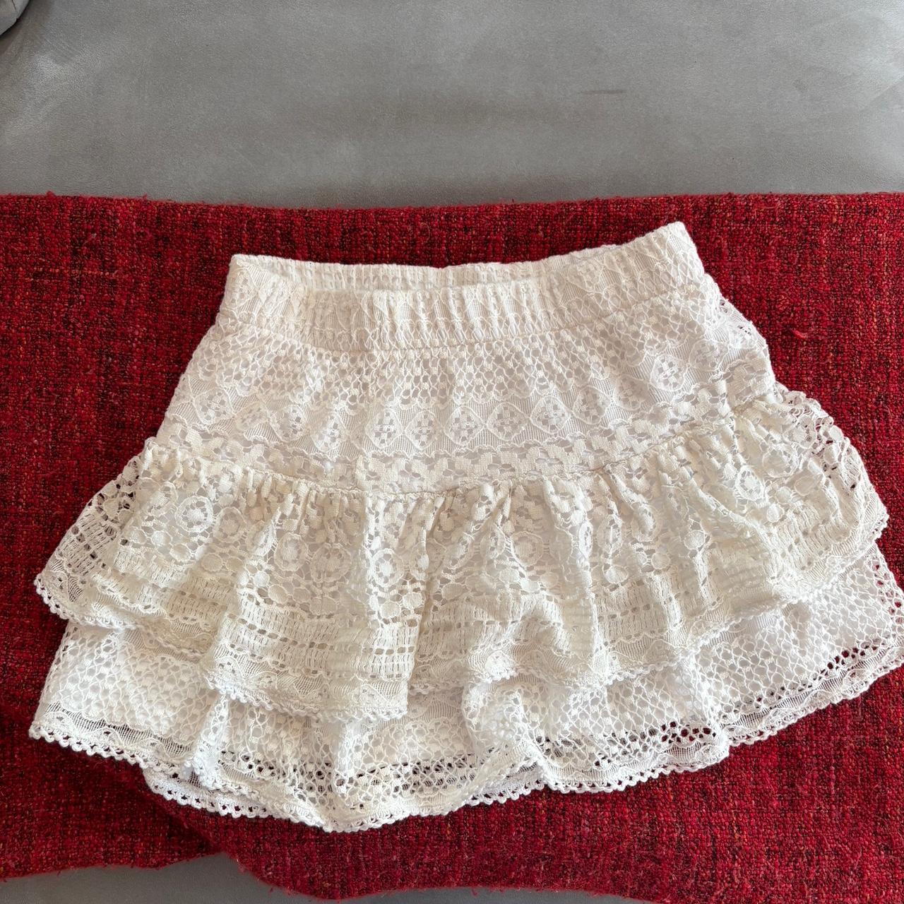 Women's Skirt - White/Cream - S – THE CUTEST WHIT… - image 4