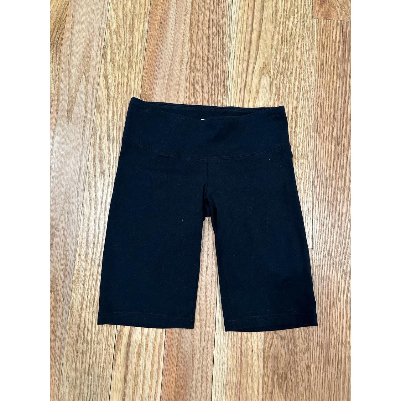 Tna Bike Shorts Inseam is 9 inches Waist flat 11.75. Depop