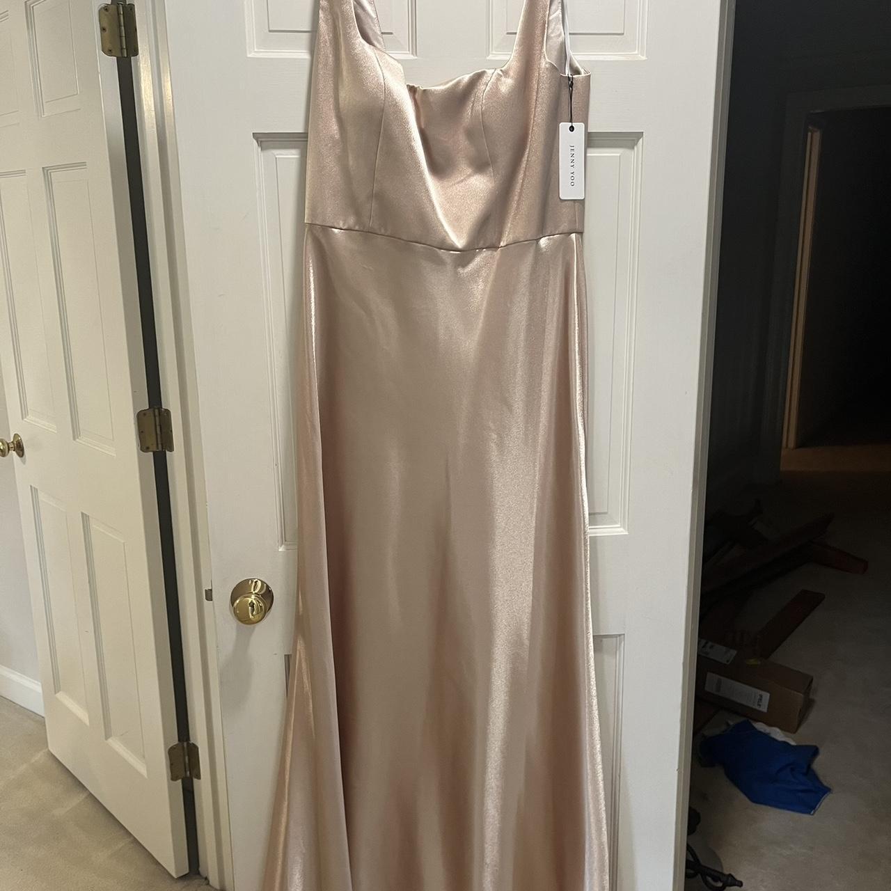 NWT Jenny Yoo Ariana- Pale gold- size 18 - Depop