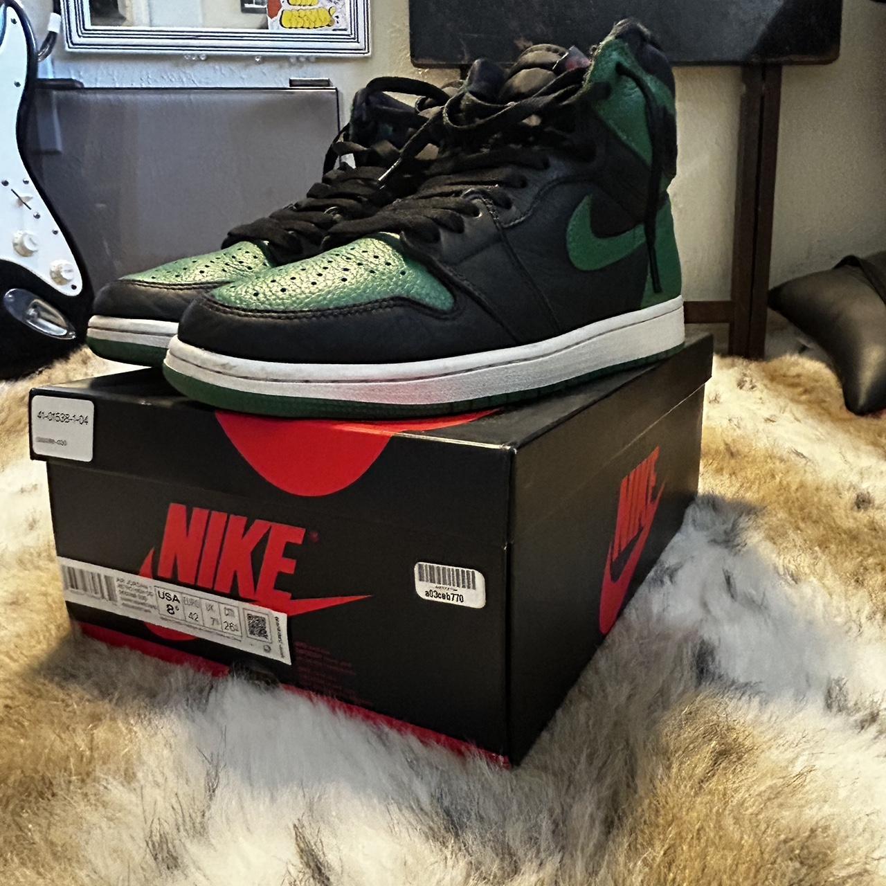 air jordan 1 pine green goat