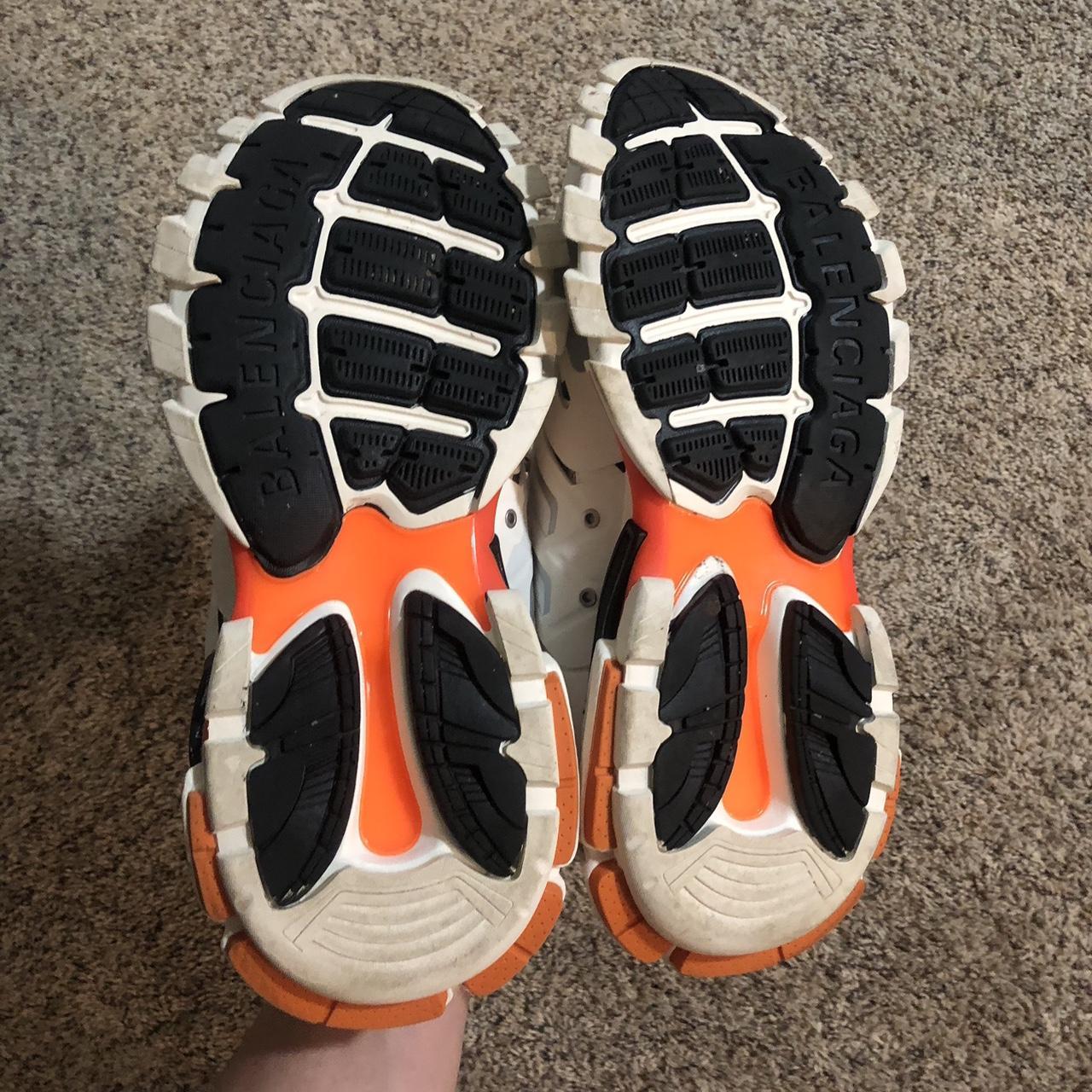 Orange Fake Balenciaga Track Shoes Balenciaga Track Sneakers In