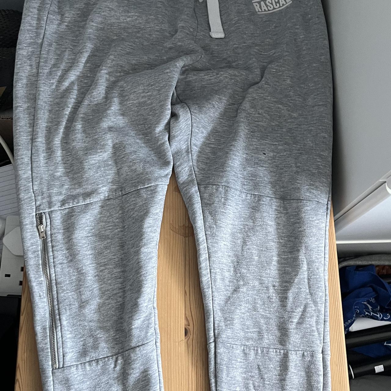 grey rascal joggers size large kids only worn twice Depop