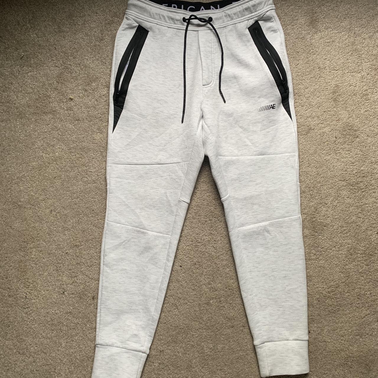 American eagle white joggers online