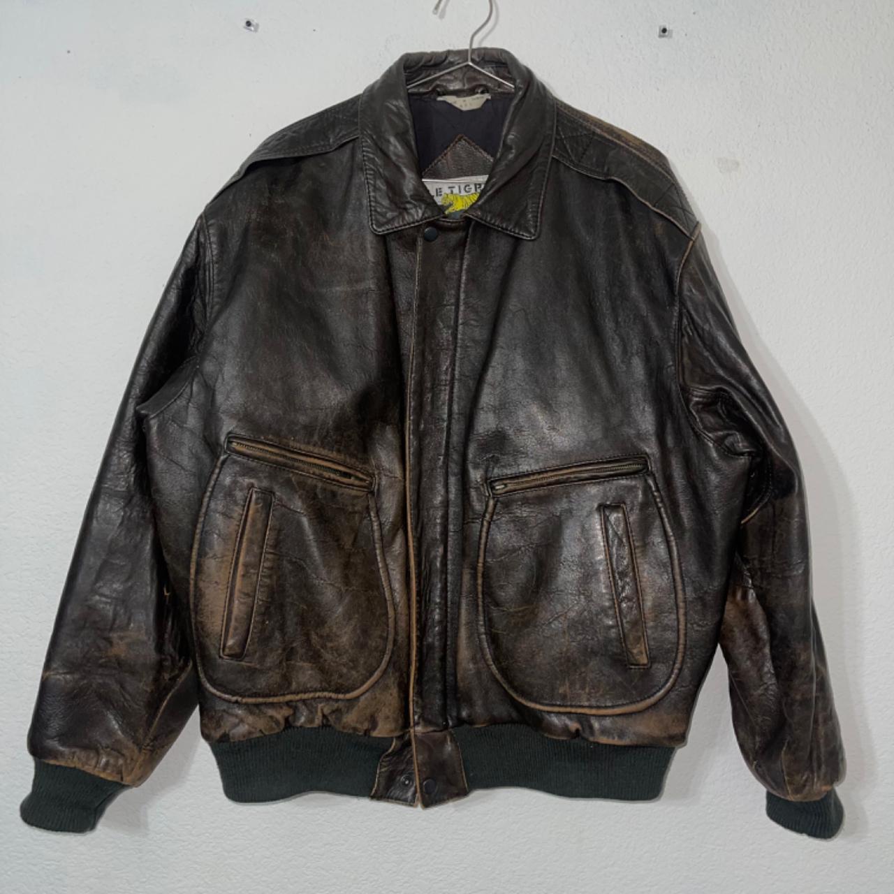 Vintage Le Tigre Brown Leather Jacket 