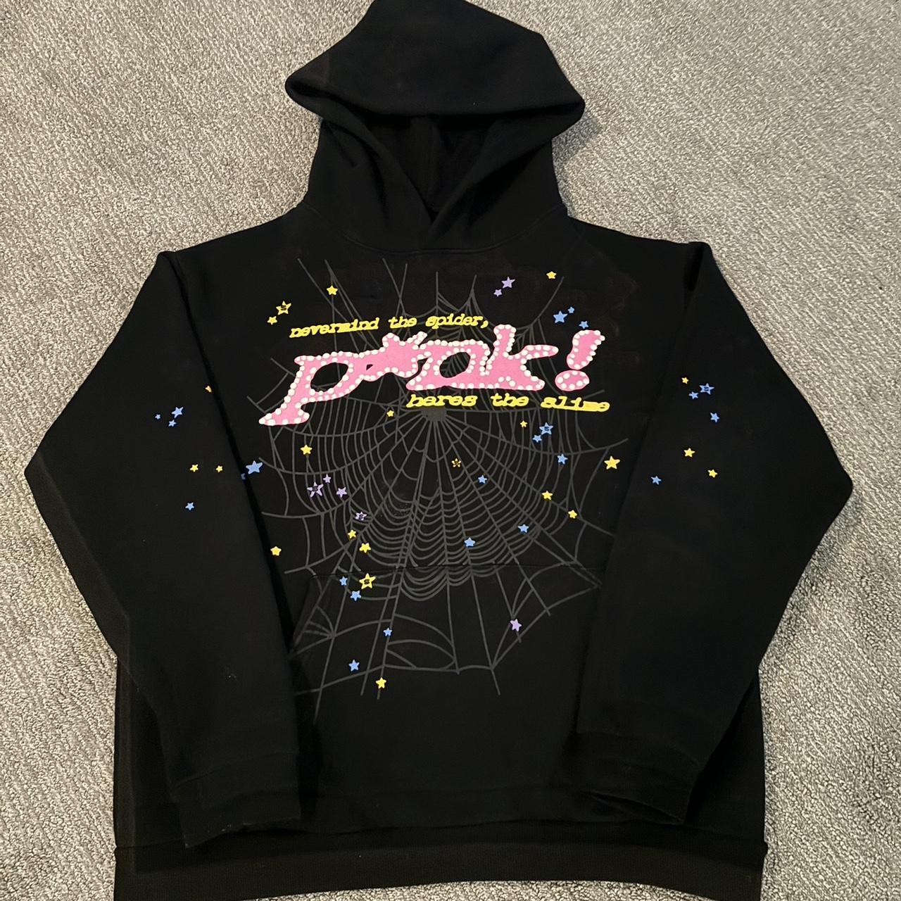 Sp5der Worldwide outlet Hoodie P*NK Size (M)