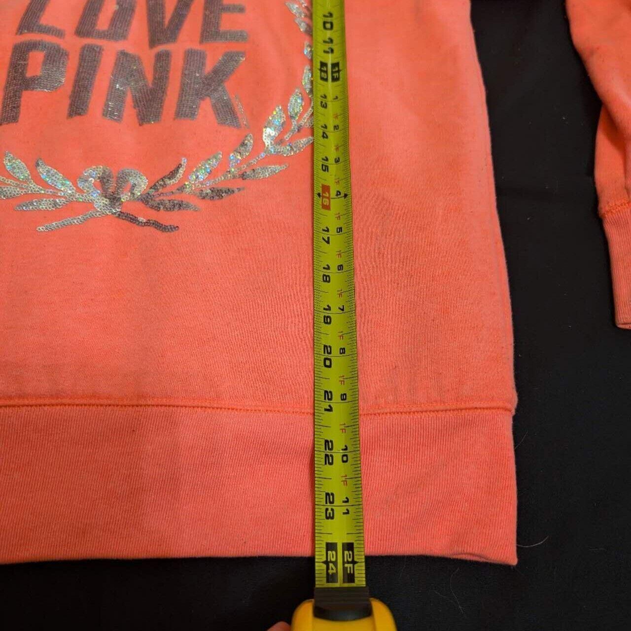 VS hot PINK Neon Orange Fashion Show Exclusive Ombre Sequin Bling Set ⭐️