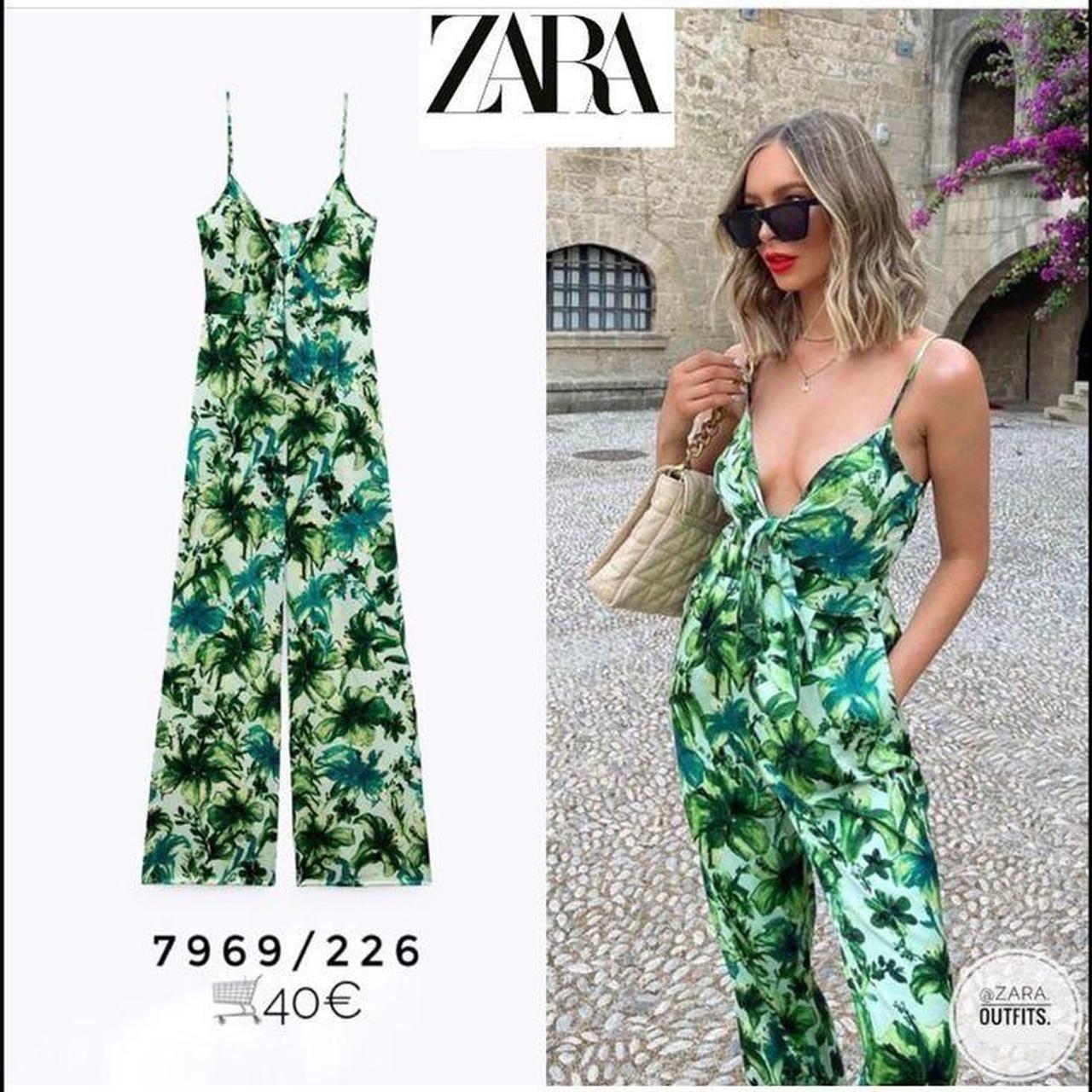 Zara tropical print Size NWT,