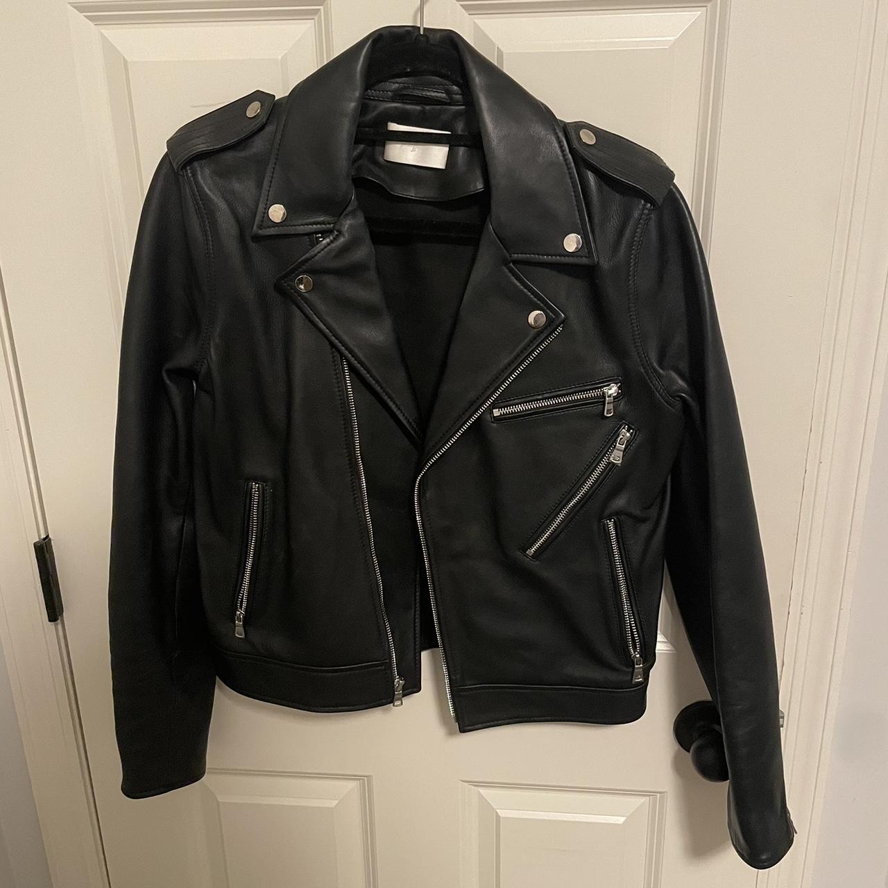 7 for all mankind leather moto jacket hotsell