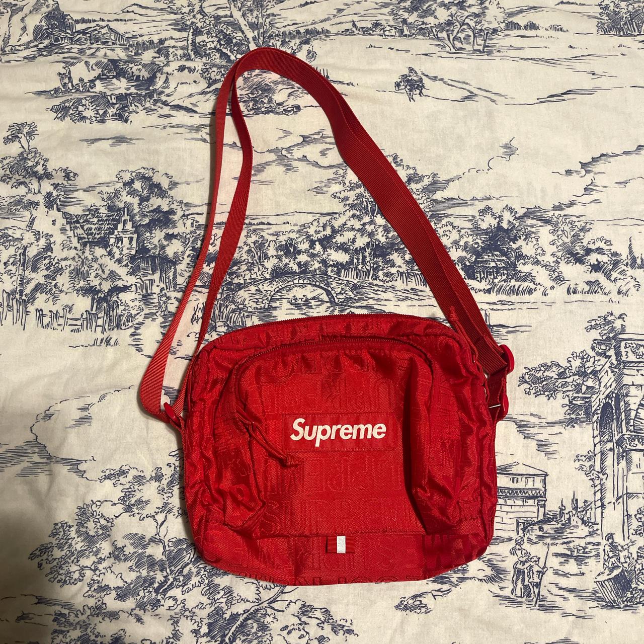 supreme shoulder bag cordura fabric Depop