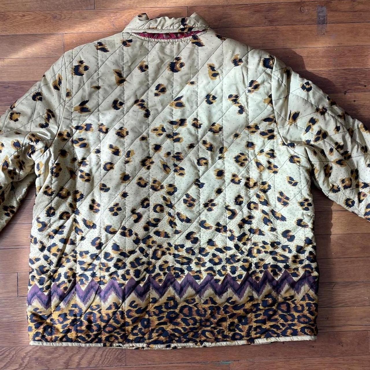 Women's Jacket - Multi - M – Quilted patchwork ja… - image 5