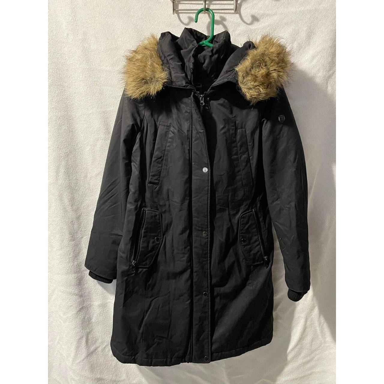 1 MADISON EXPEDITION FAUX FUR HOODED PARKA COAT. Depop