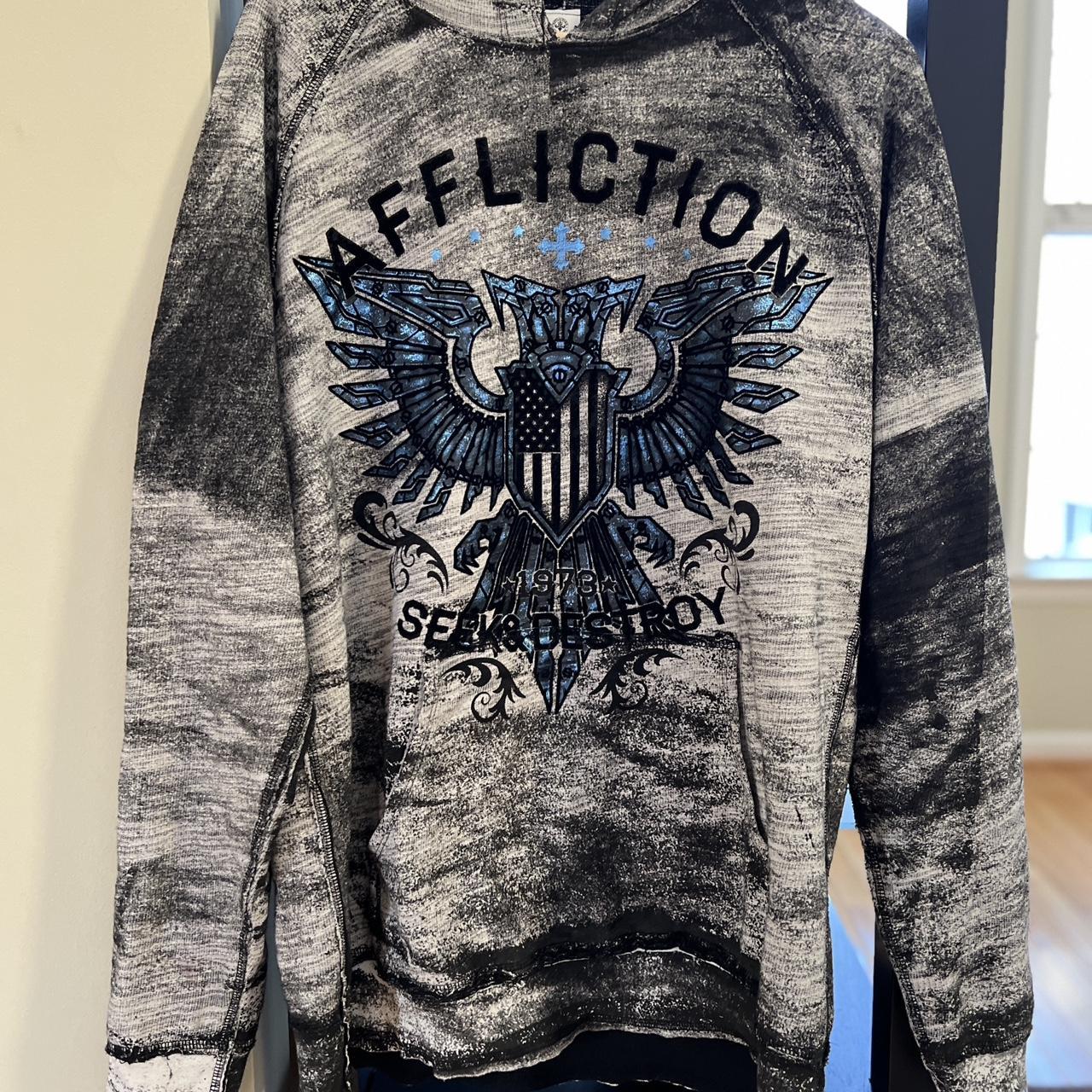 Affliction reversible hoodie best sale