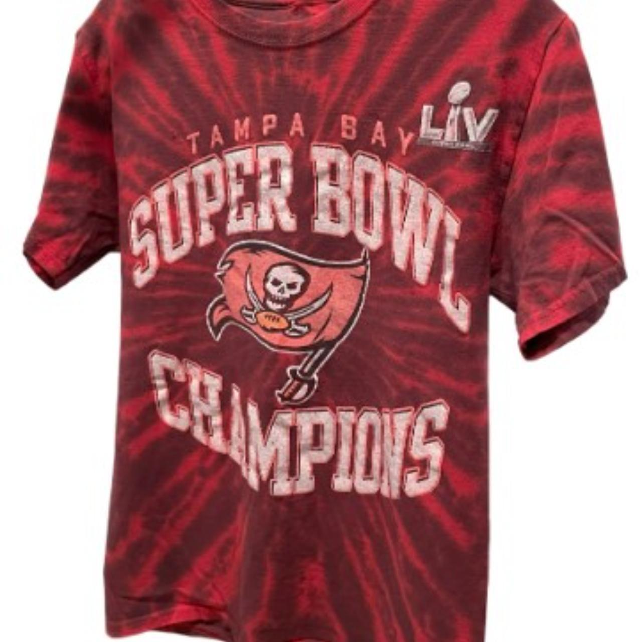 Tampa Bay Buccaneers - Super Bowl LV Red tie-dye... - Depop