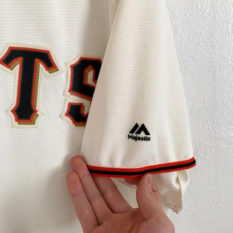 Vintage San Francisco Giants Authentic Cream - Depop