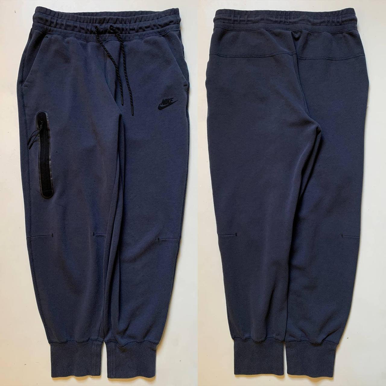 mens navy nike fleece joggers