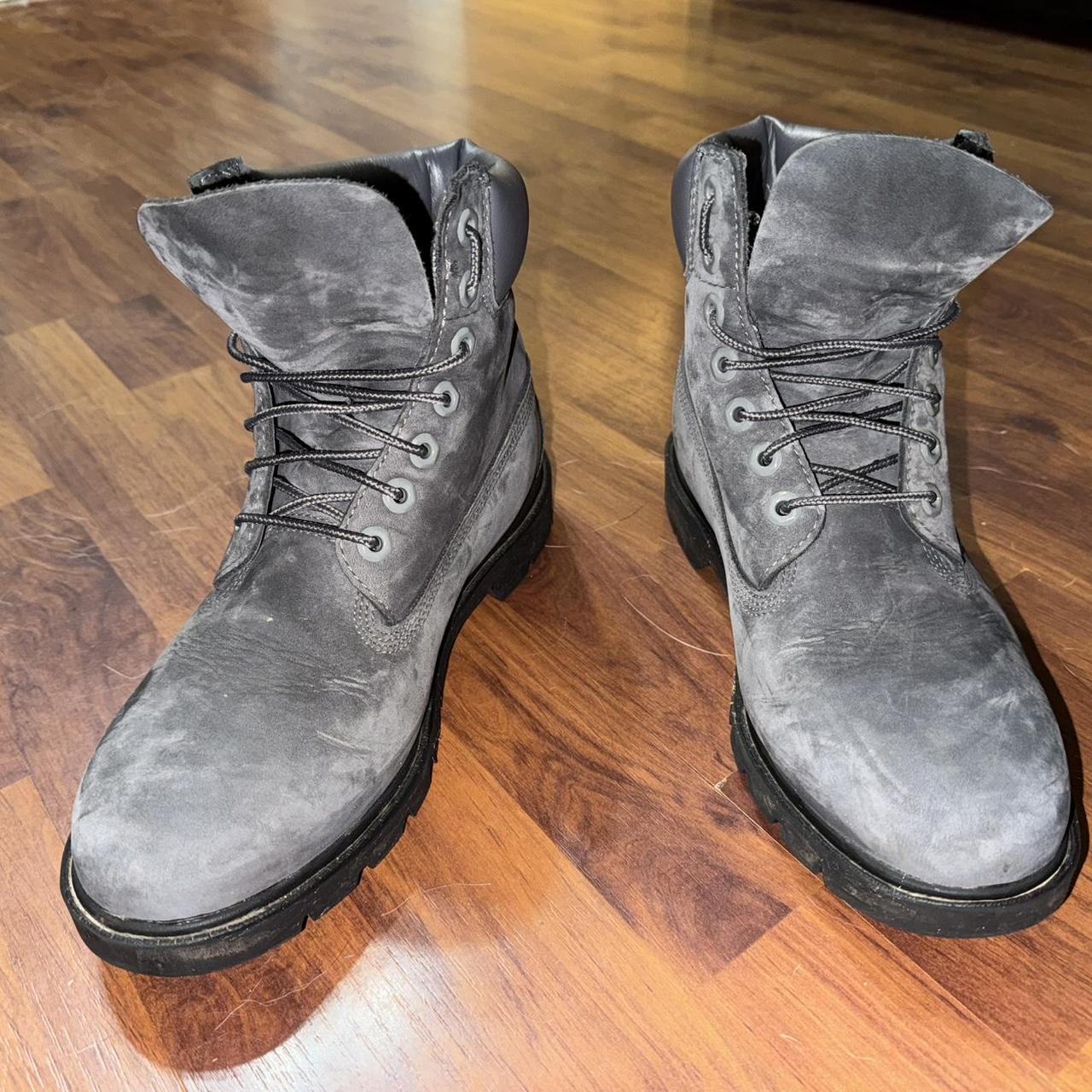 Timberland Men's Boots Grey/Black US – Grey Timberlands Size