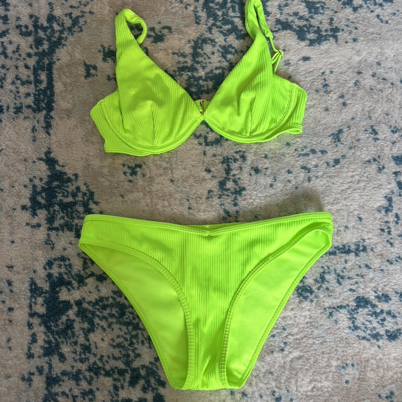 Hollister neon bikini best sale