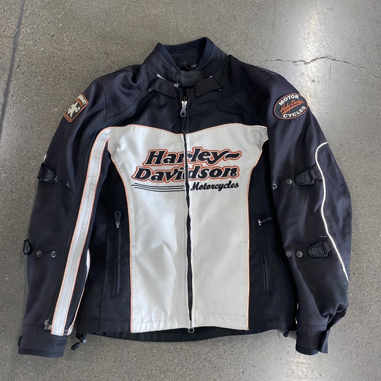 Vintage RARE Harley Davidson Motorcycle Jacket In... - Depop