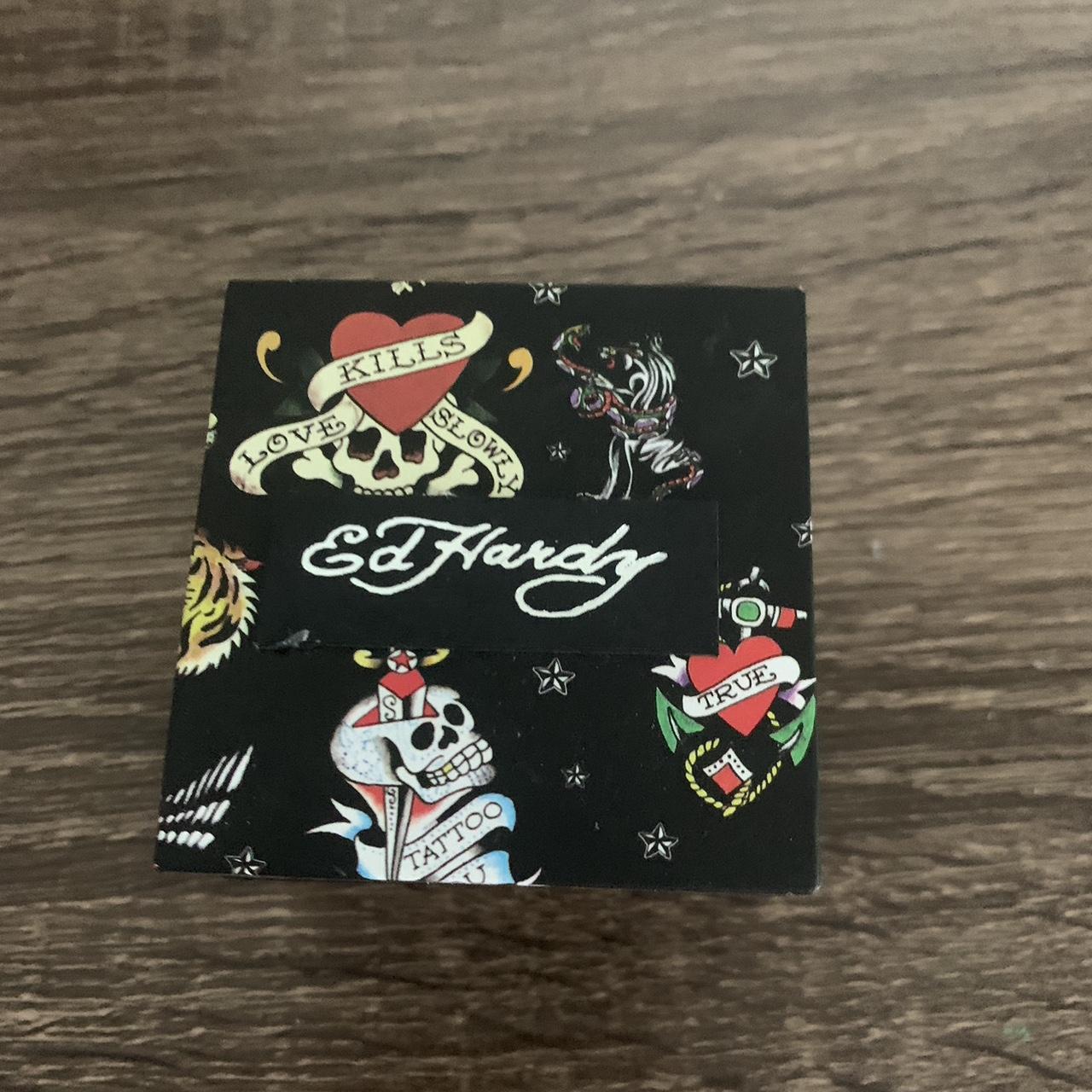 Ed hardy ring fat size 10 #rich #soswag - Depop