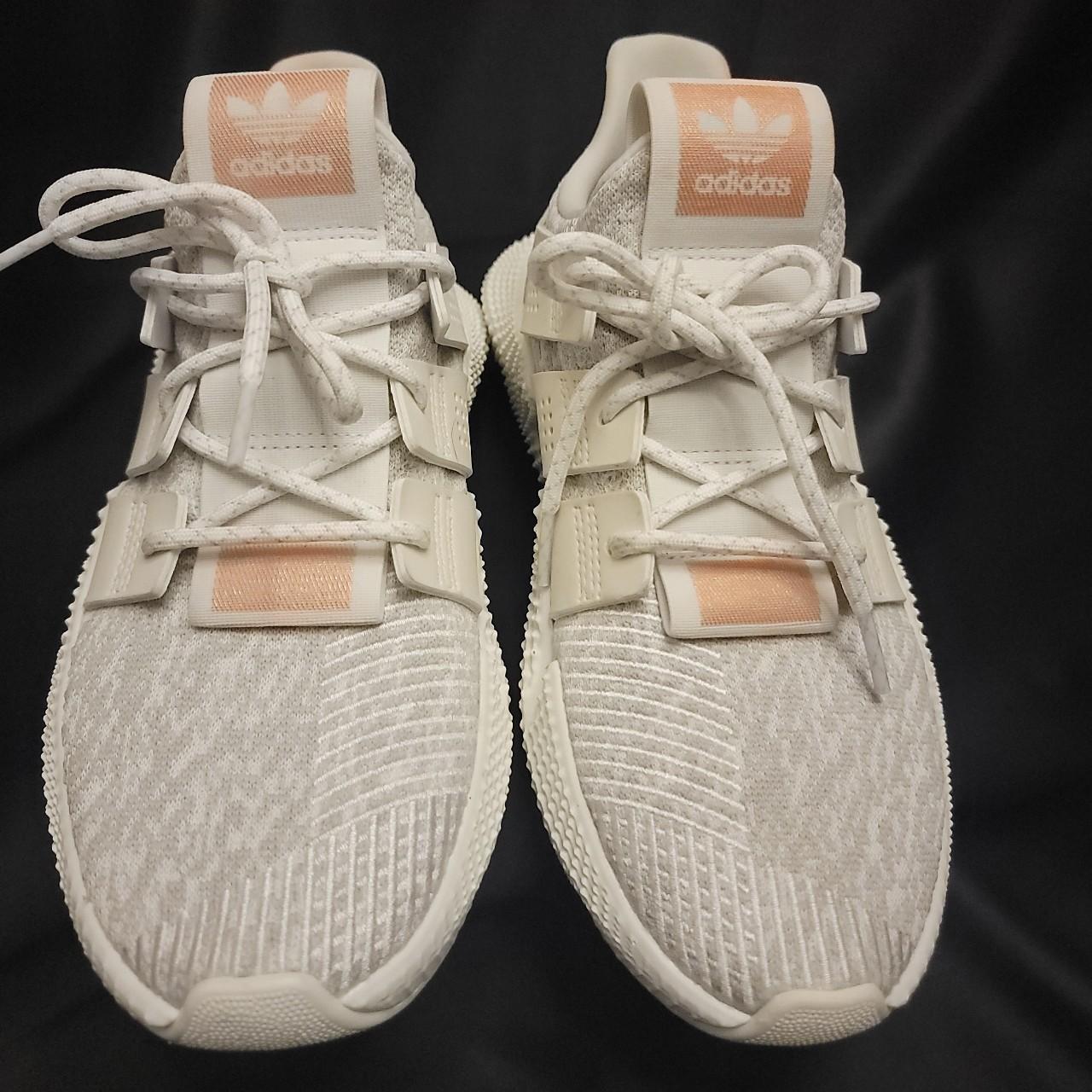 Adidas Prophere Men s White Gray Athletic Shoes Depop