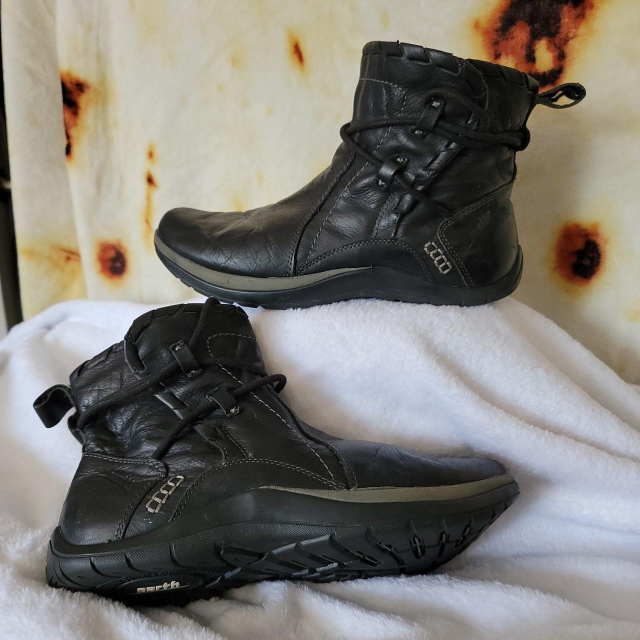 Earth Scenic Black Womens Size 11B Ankle Boots Wrap. Depop