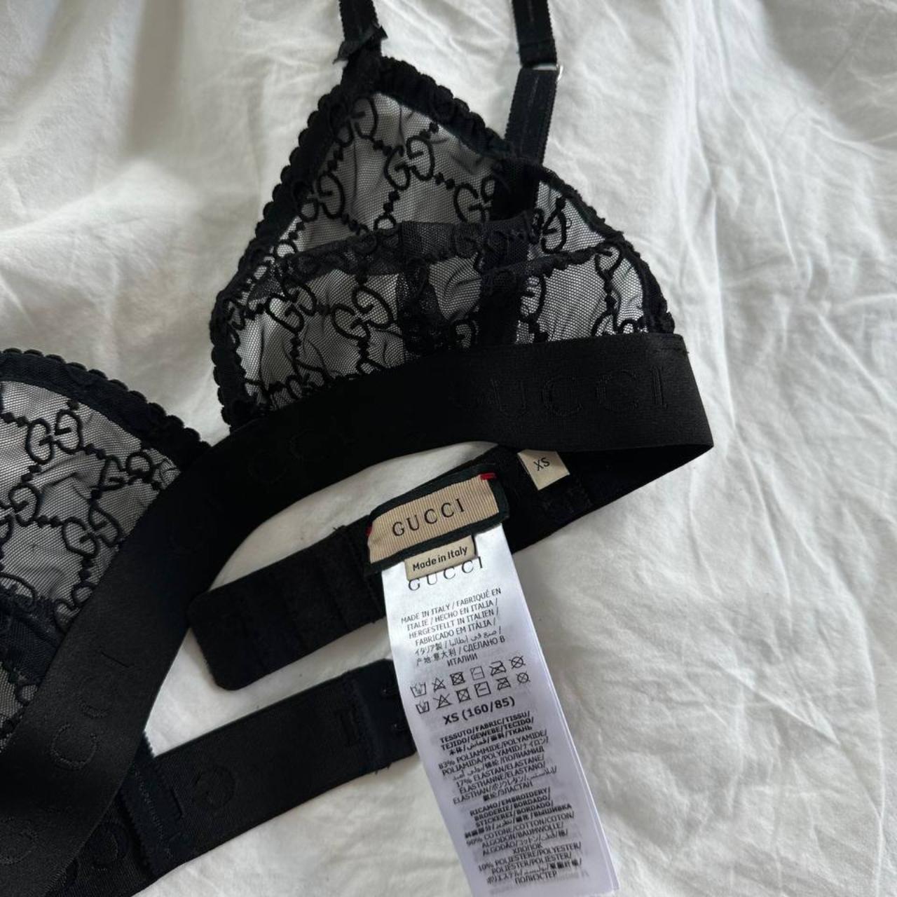 ☆送料・関税込☆GUCCI★GG EMBROIDERED TULLE BRA★ブラジャー ☆送料・関税込☆GUCCI☆GG EMBROIDERED TULLE BRA☆ブラジャー