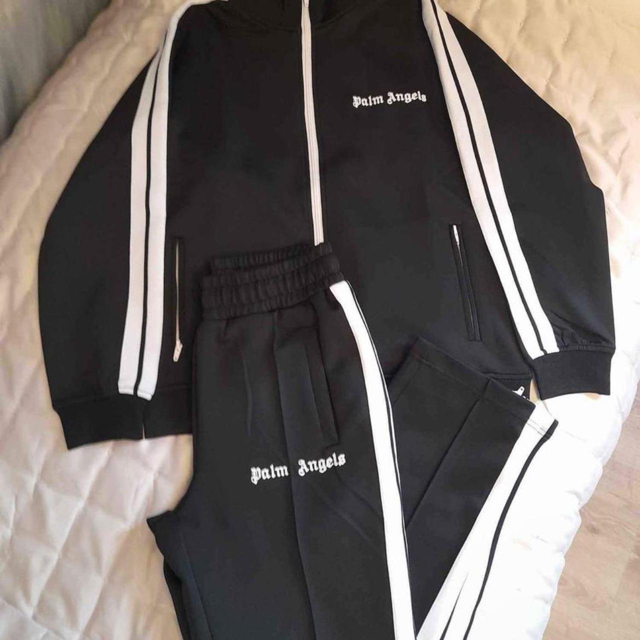 small palm angels tracksuit brand new never... - Depop