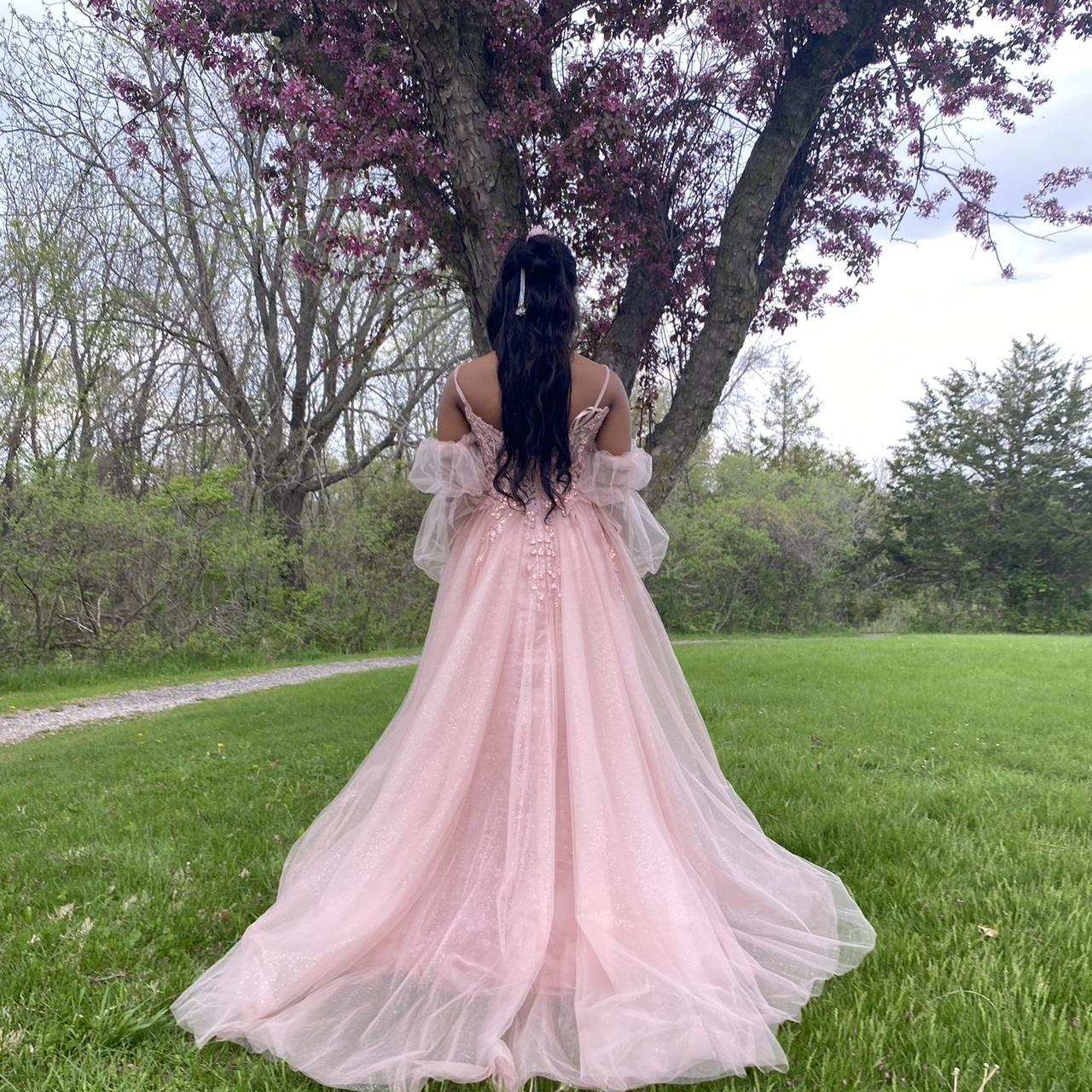Cinderella Divine Dusty Pink ball gown prom | Depop