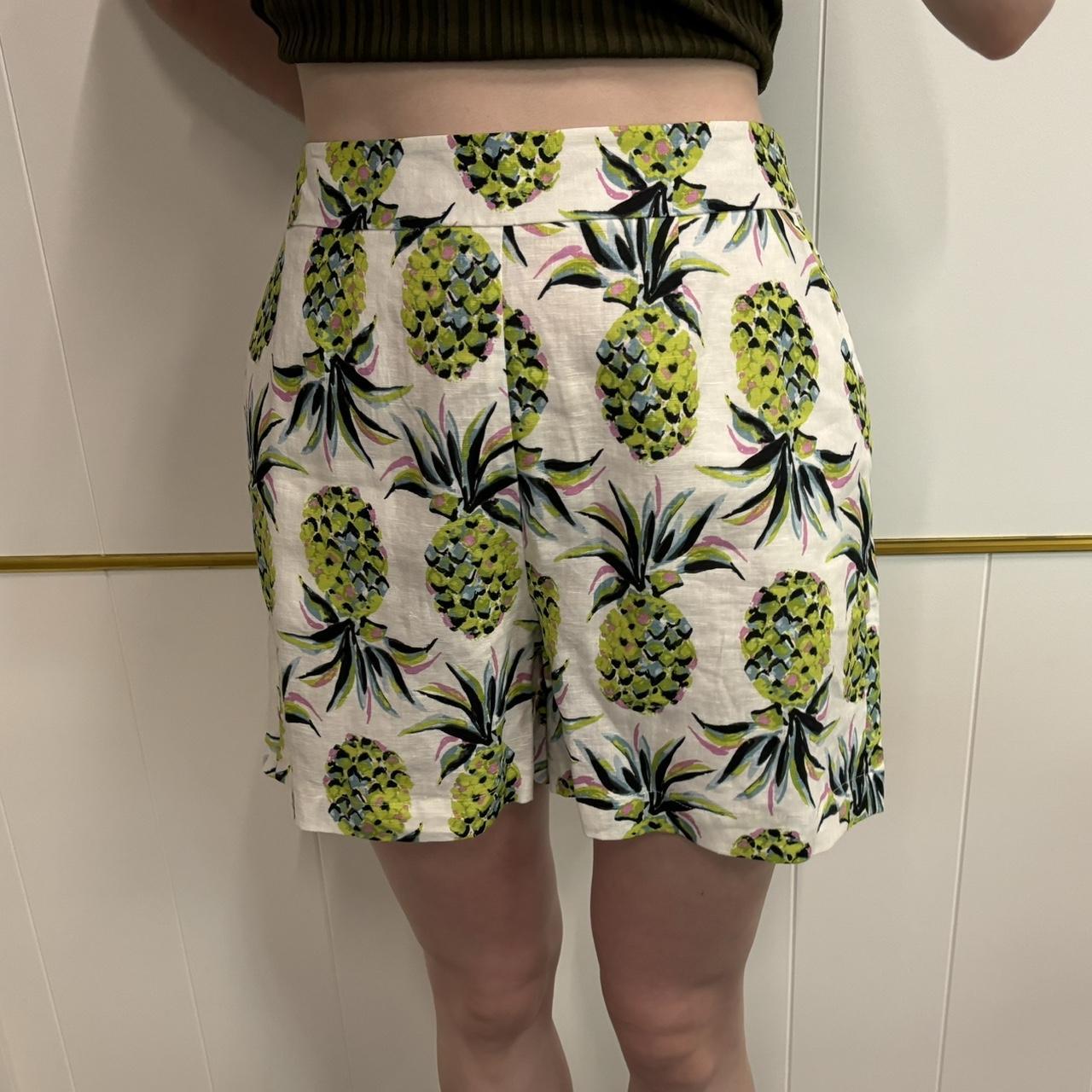 Brand new Boden ivory pineapple linen