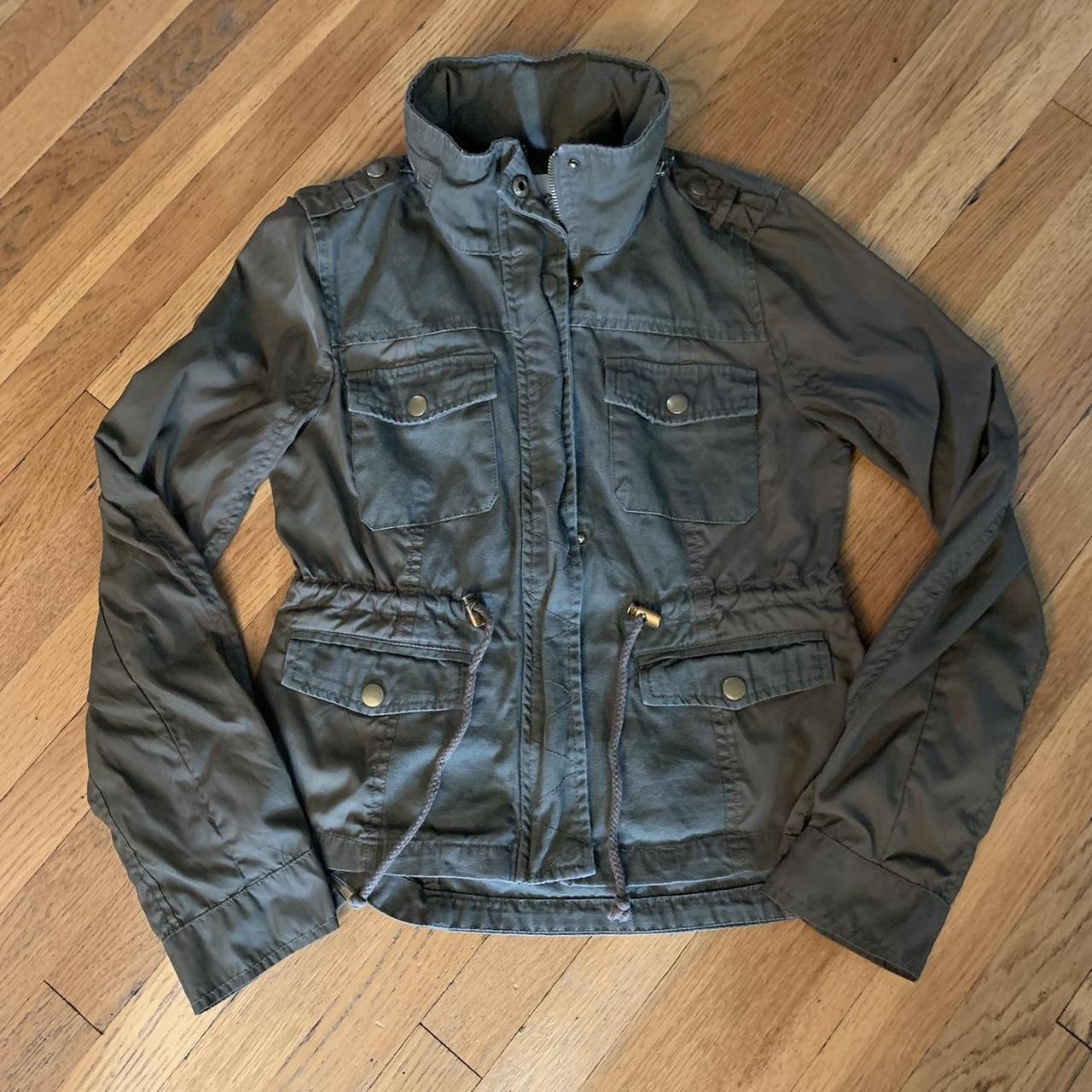 American rag army green jacket best sale