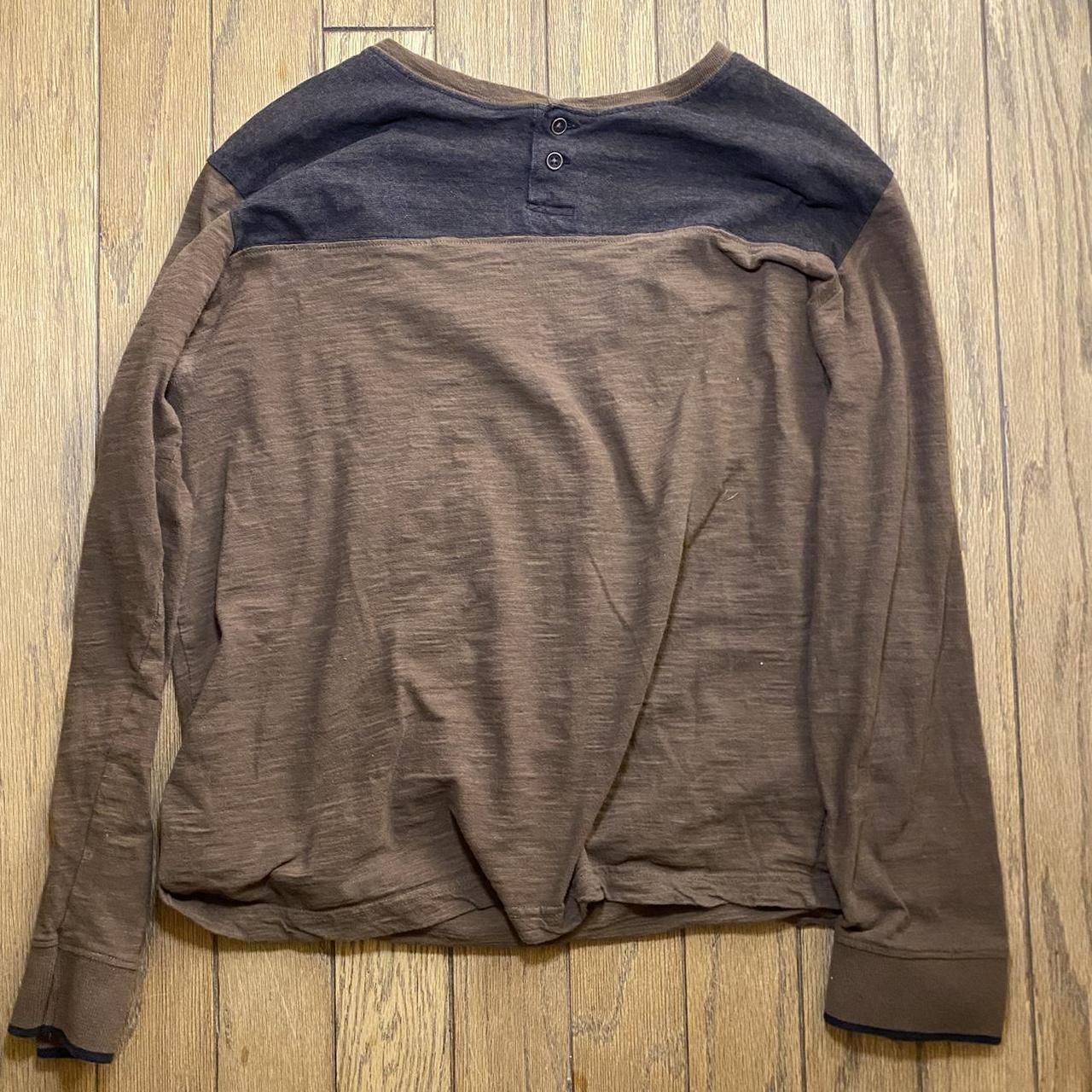 Men's Shirt - Brown - L – Long sleeve large MBX shirt #skater #y2k …