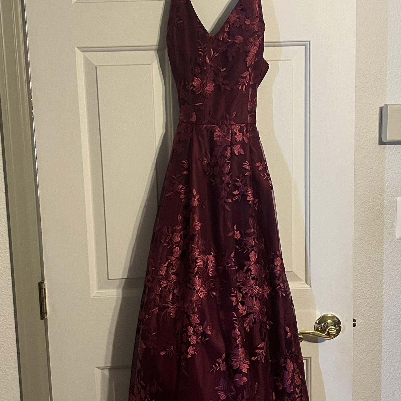 Jcpenney burgundy prom dresses hotsell