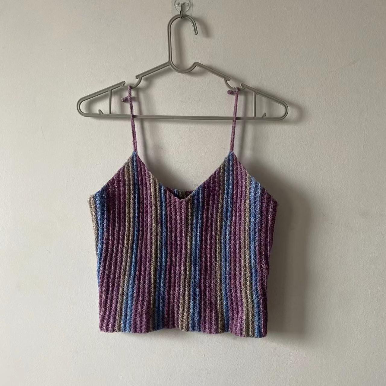 Handmade crochet Top. Worn a few times #crochet... - Depop