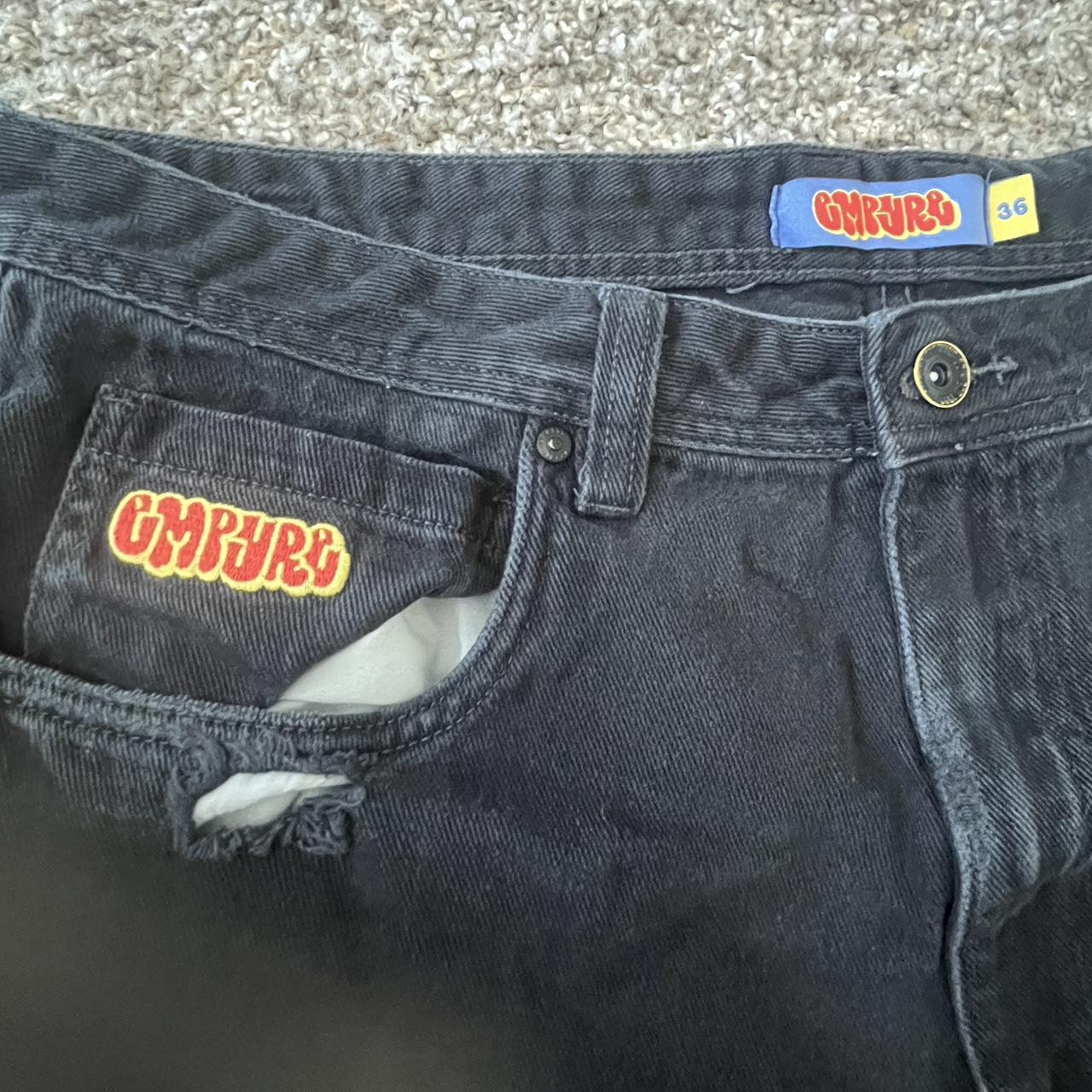 Baggy Black Empyre Jeans Depop