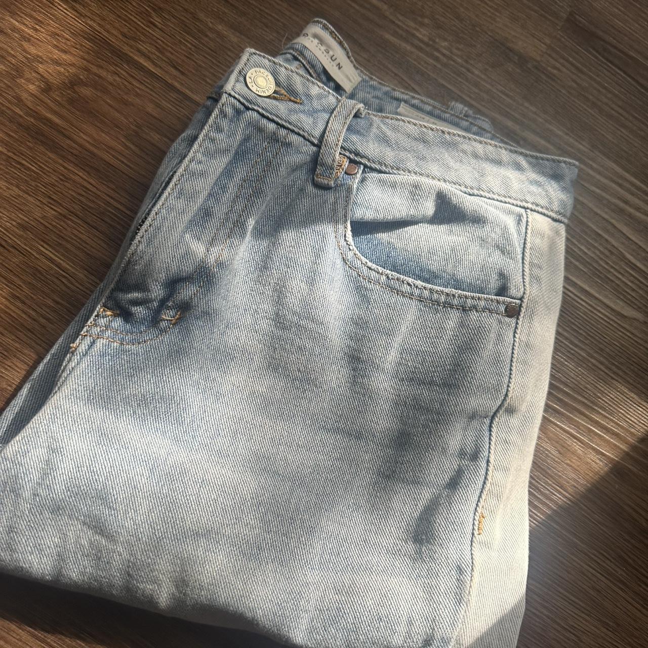 PacSun Women's Jeans Blue – Pacsun tone light blue jeans mom …