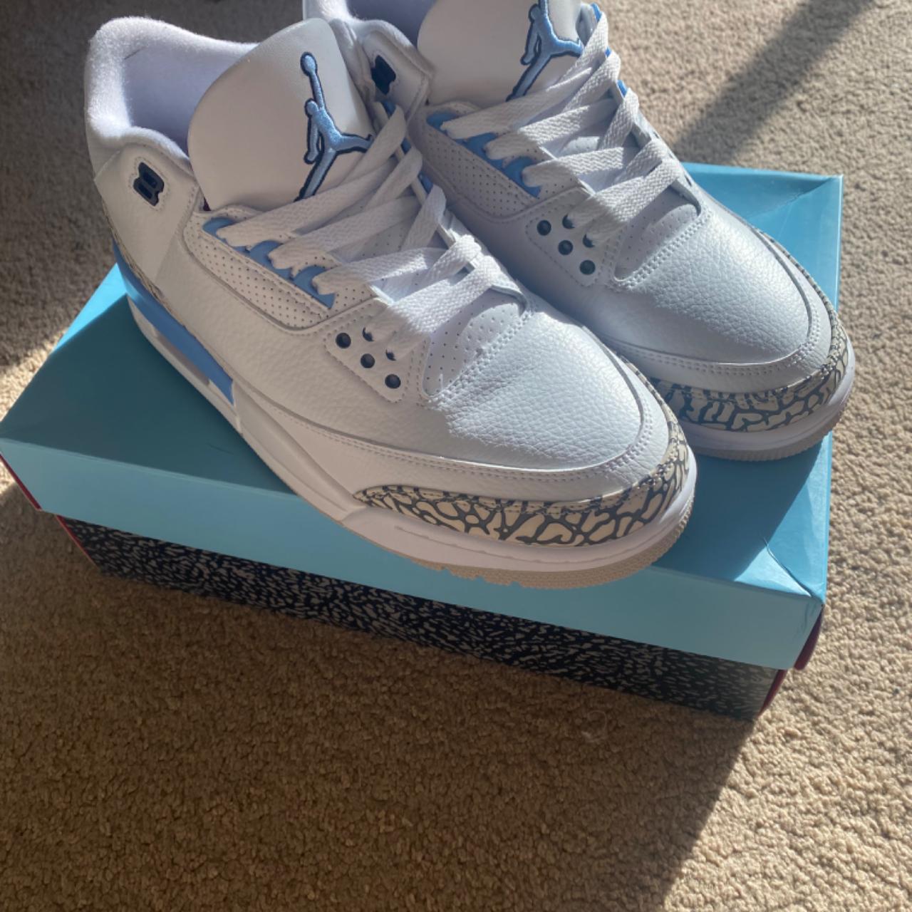 retro 3 jordans unc