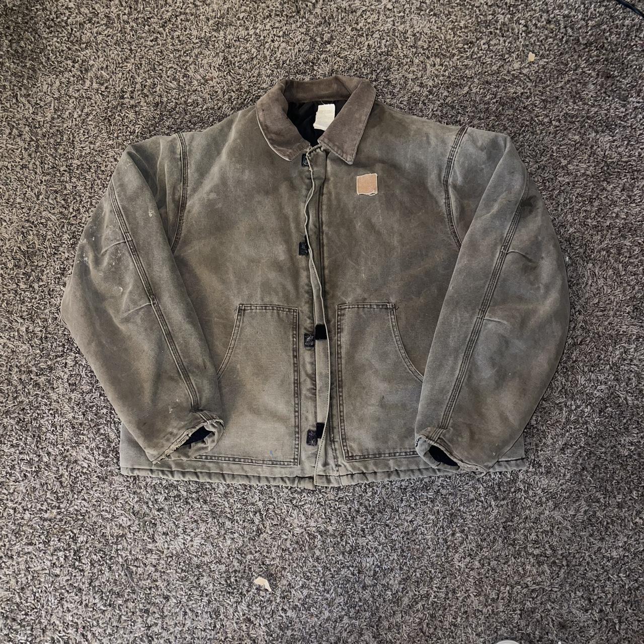 Vintage Carhartt Jacket XXL Depop   P0 