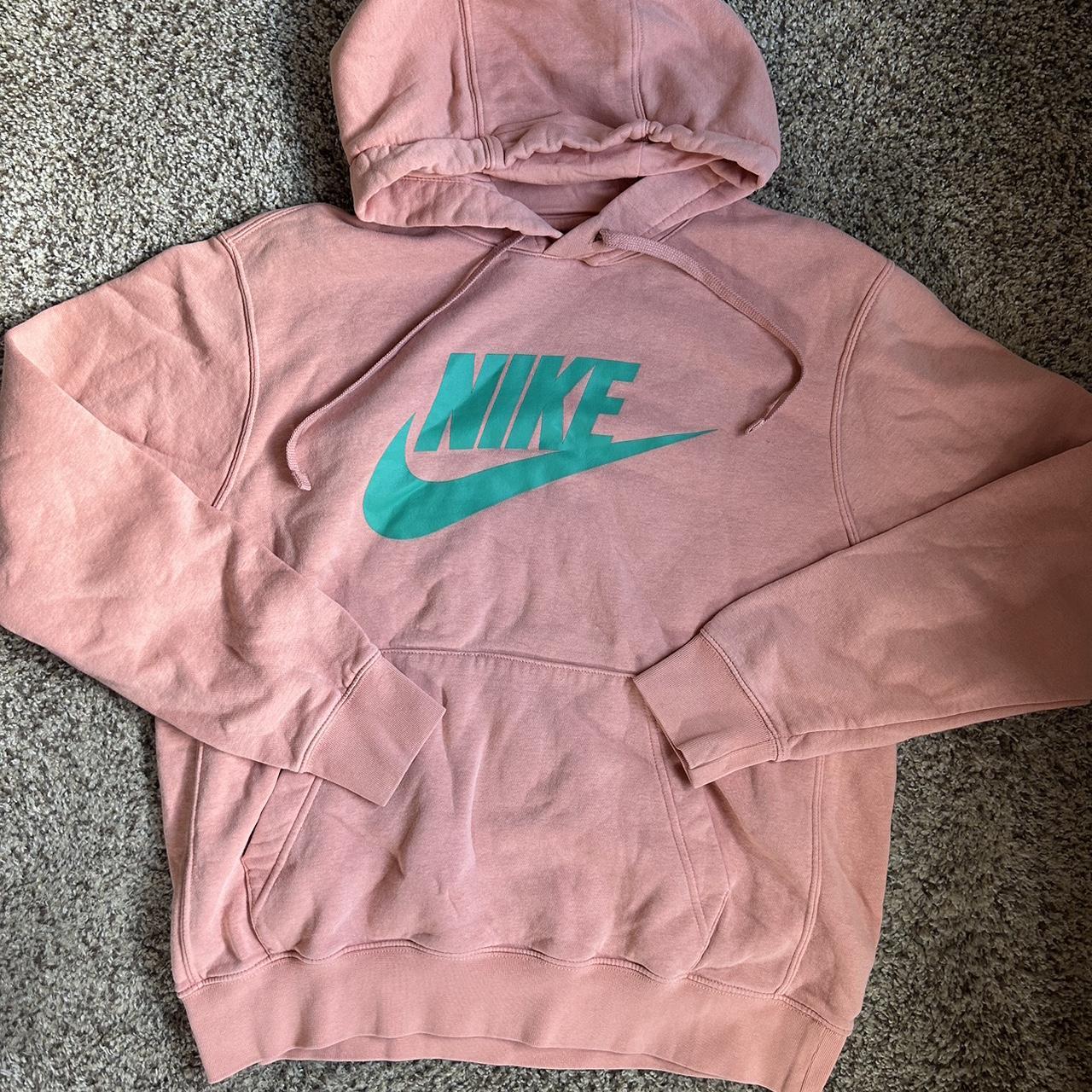 nike pink quartz hoodie