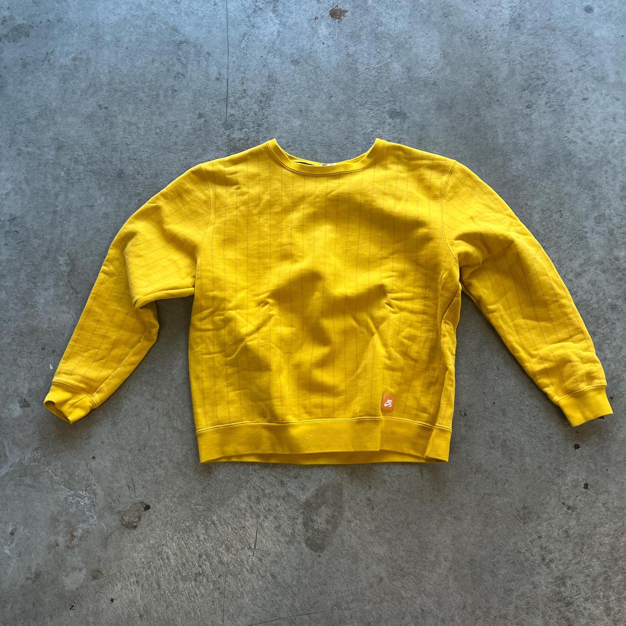 Yellow Nike sb sweater‼️ Size L brand new #sb #skate... - Depop