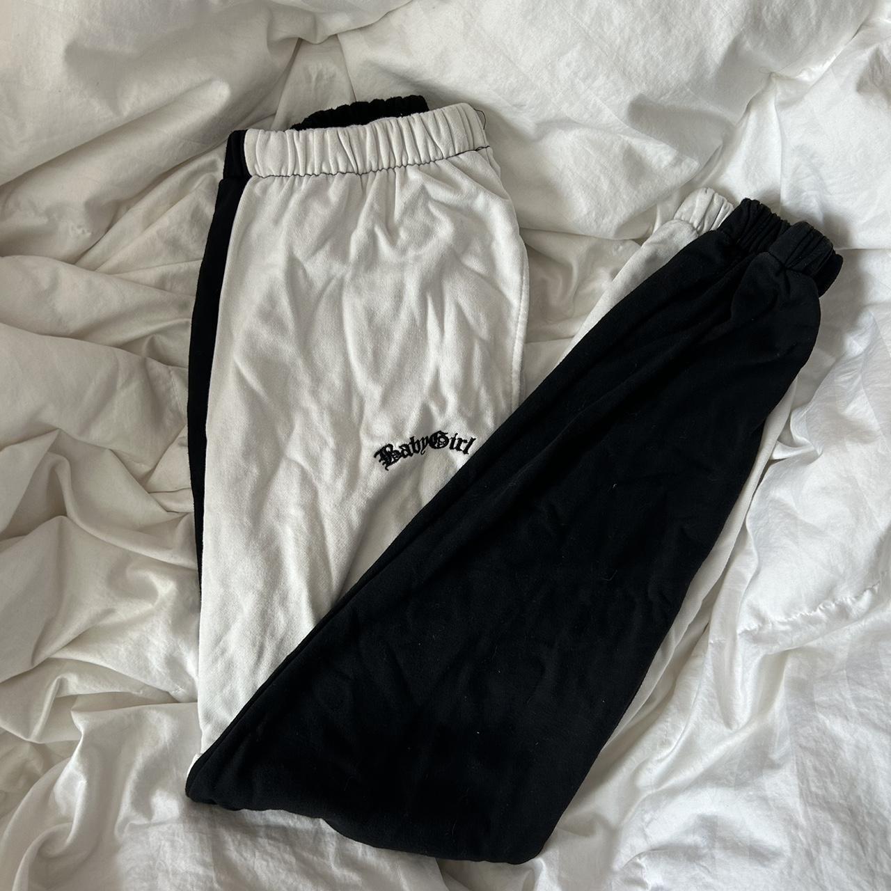 Adika sweatpants black and white sale