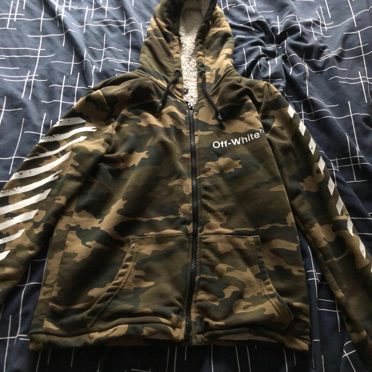 Off white army hoodie online