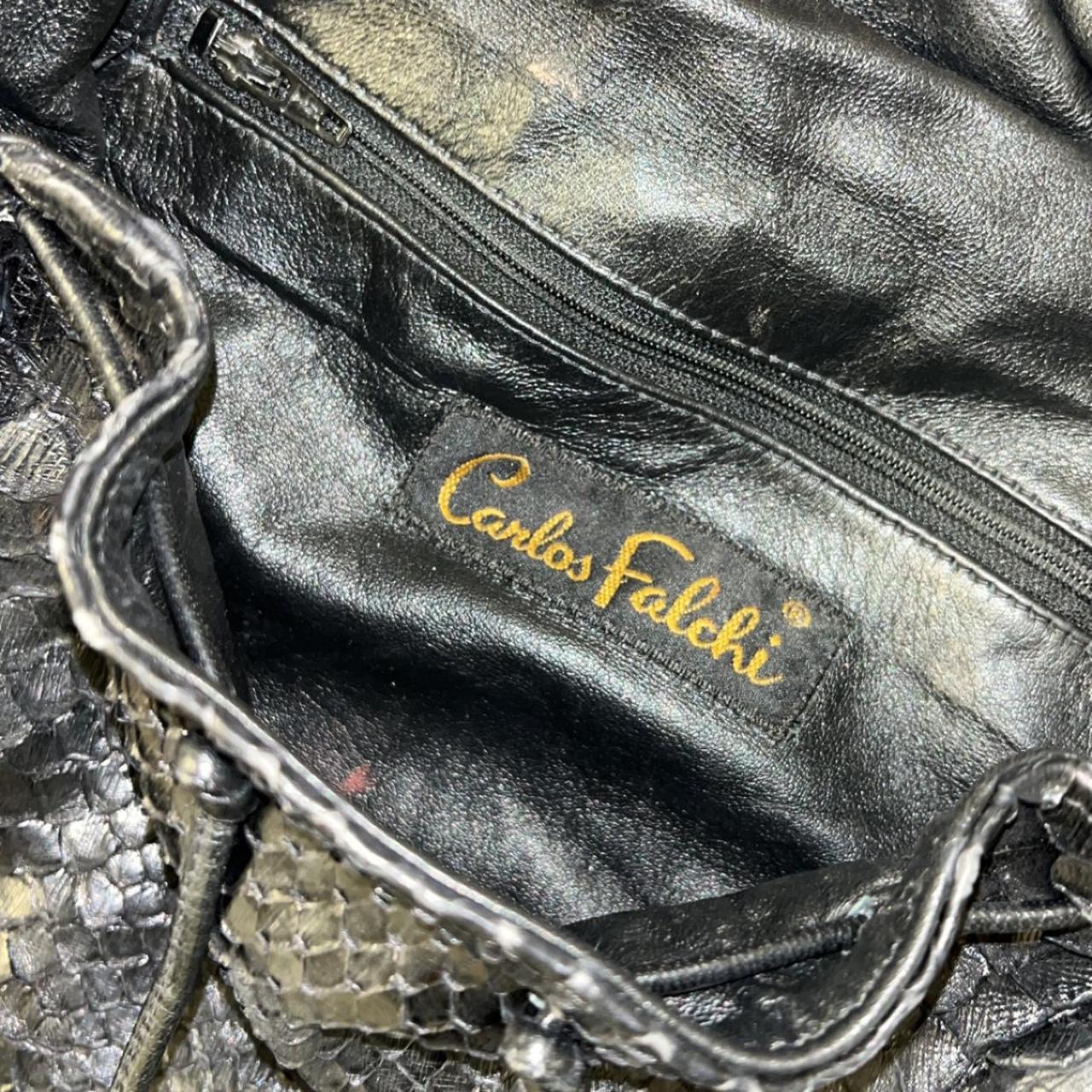 CARLOS FALCHI PYTHON PURSE 1980s | Depop
