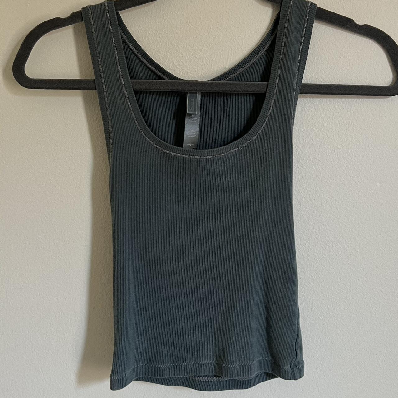 Skims Kyanite Cotton Rib Tank size small matching... - Depop