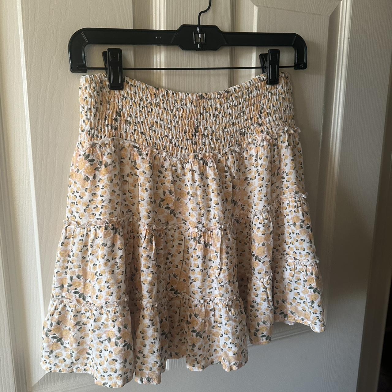 american eagle lemon skirt size s never worn,... - Depop