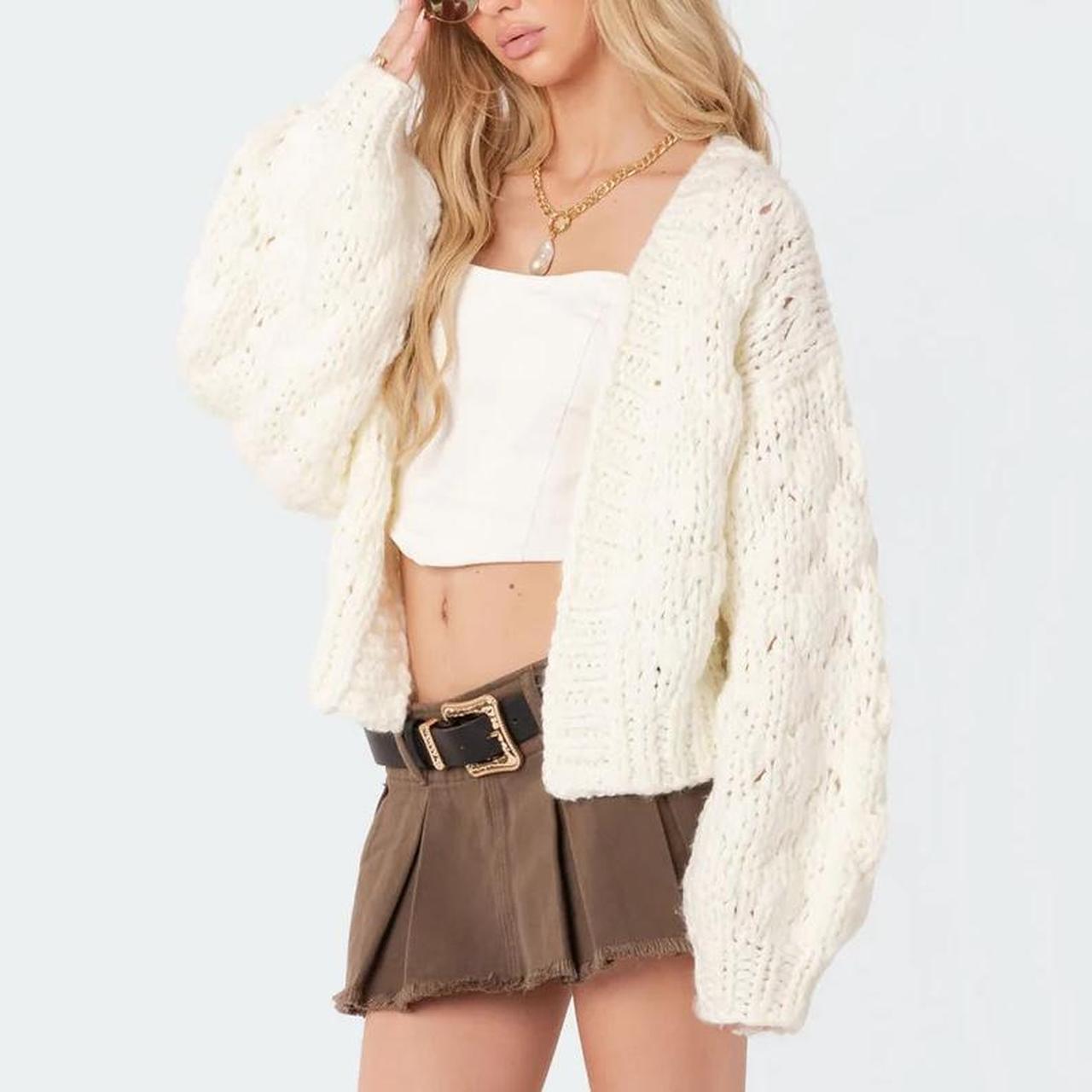 Edikted Chunky Knit Cardigan Handmade, Brand